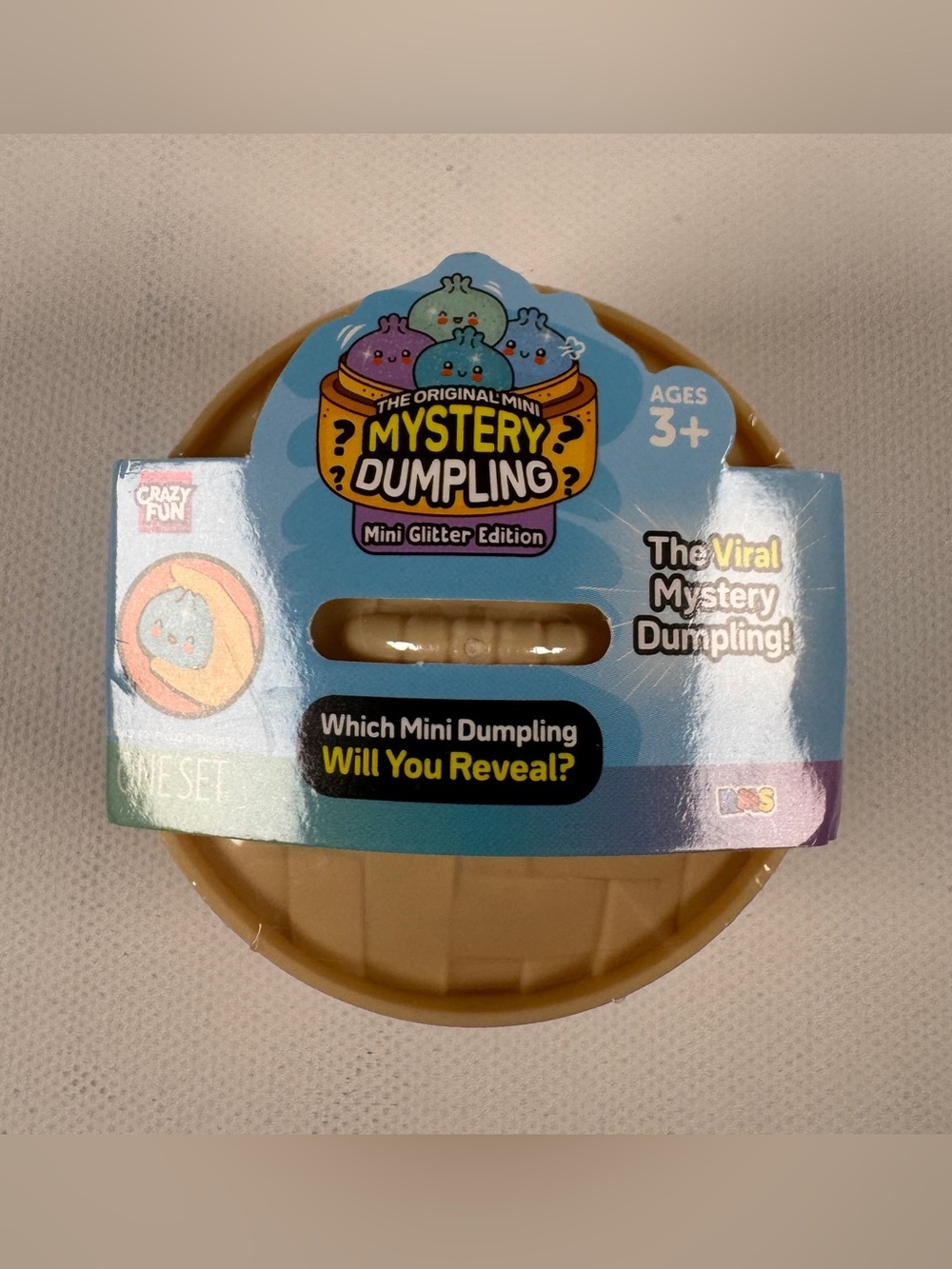 Crazy Fun MINI GLITTER Squishy Viral Mystery Dumpling Series 3 RMS Sealed